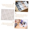 Operitacx Set of 8 Plastic Drawer Dividers DIY Organizer for