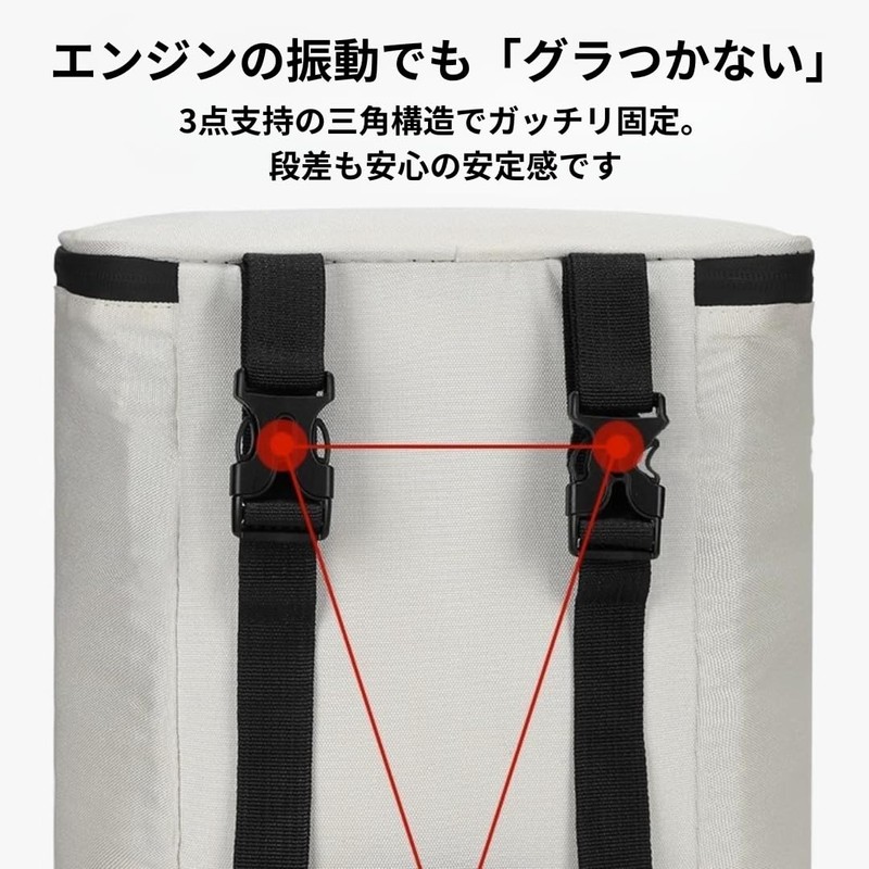 Fuji-cell Motorized Bike Bag, Waterproof, Storage, Scooter, Front Bag, Large