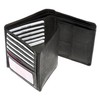 OLD RIVER Basic Leather Wallet Black (Black Vertical 006)