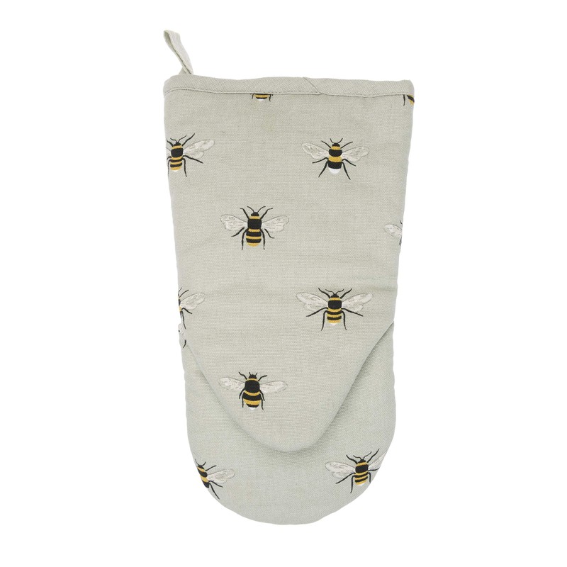 Sophie Allport - Bees Oven Mitt, 100% Cotton, Single Oven