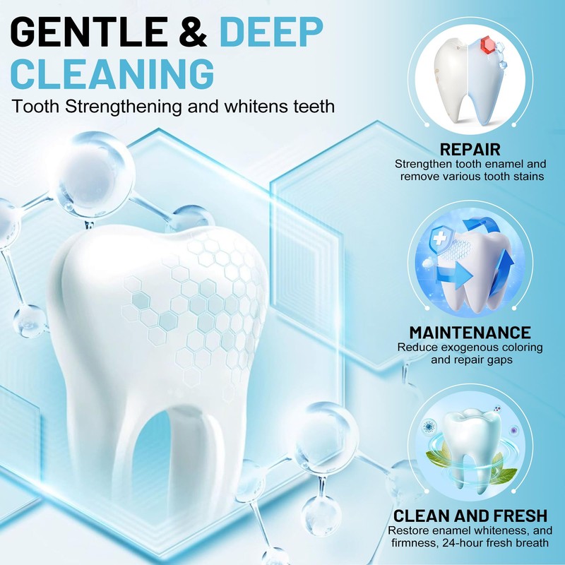 Hydroxyapatite Toothpaste for Advanced Enamel Protection, Fluoride-Free Nano Hydroxyapatite Toothpaste,