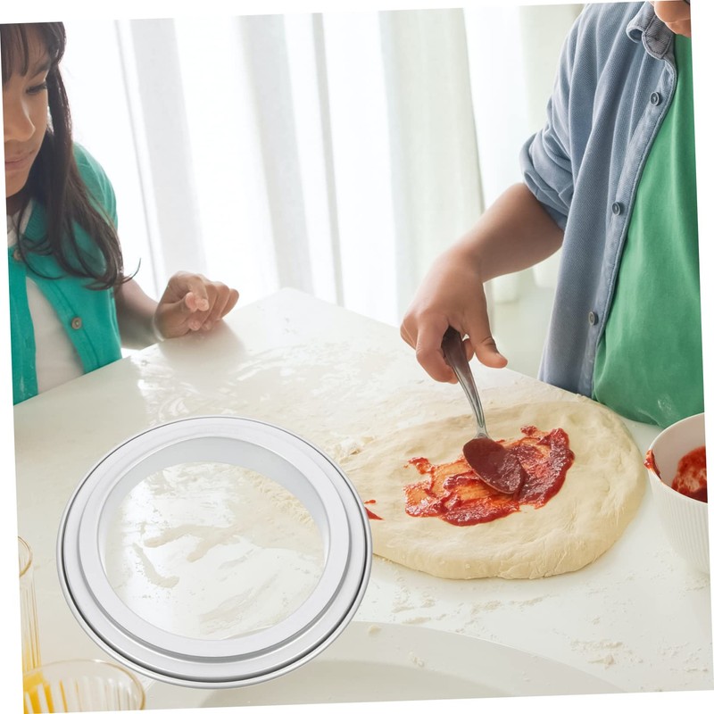 ULTECHNOVO Pizza Saucing Ring Aluminum Alloy Baking Tool for Pizzas