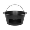 KAMaster Kamado Grill Ash Can with Foldable Handle - Carbon