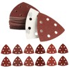 60 Pieces Sanding Discs Pads, 6 Holes Hook and Loop