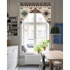 Kontanderi Western Southwest Swag Valances for Windows, Swag Kitchen Curtain