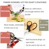 3-Pack Kitchen Scissors,Kitchen Meat Scissors and Sharp Seafood Scissors,Multi-Purpose Practical