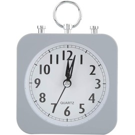 Reloj Despertador Retro Vintage Silencioso con Luz Nocturna y Diseño Compacto