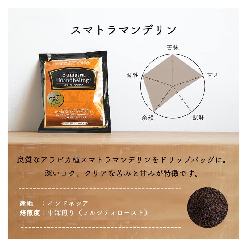 Drip Coffee Gift 6 Flavors Assorted, Set of 20 (S)