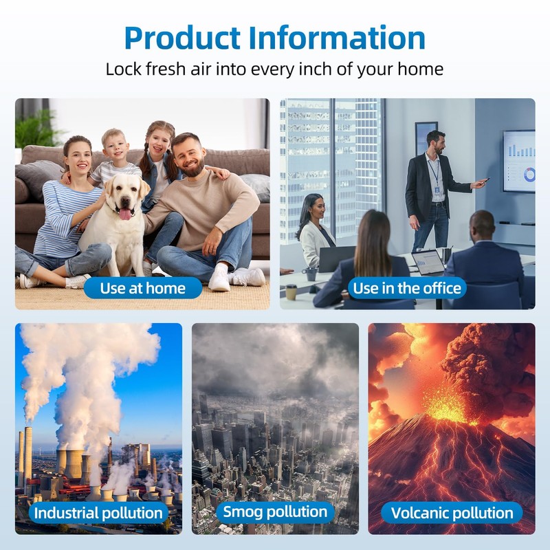 EverestAir-RF Replacement Filter Compatible with LEVOIT EverestAir Air Purifier, H13