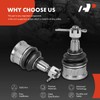 A-Premium 2 juntas de rótula delantera inferior compatible con Honda
