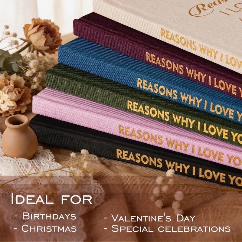 Artmag Reasons Why I Love You Journal, A Fill-in Memory