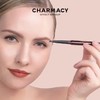 CHARMACY Triangle Eyebrow Pencil - Waterproof, Smudge-Proof, Dual-Ended with Spoolie