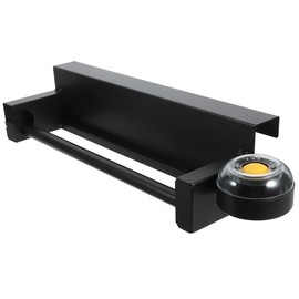 Hemoton Stainless Steel Grocery Bag Holder,Wall-Mounted Roll Bag Hanger, Multi-Functional Shopping Sack Dispenser for Supermarket Mall Home,Reusable Grocery Pouch Holder