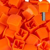 Sukh Rebar Caps - 60Pcs Orange Mushroom Safety Cover for