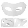 SUPVOX 10Pcs Blank DIY Paper Masks for Masquerade Carnival Birthday