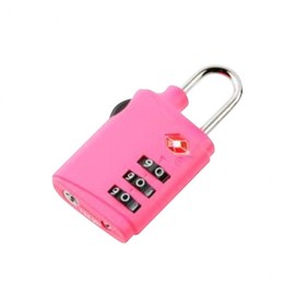 Pink 3-Digit Anti-theft Dial Lock for Warehouse School