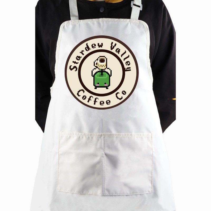 Video Game Inspired Kitchen Apron Valley Coffee Gift Valley Game