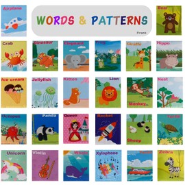 Mini Tudou 26 PCS Baby Soft Alphabet Cards, ABC Learning Flash Cards with Storage Bag, Washable Soft Letter Early Educational Toy for Babies Infants Toddlers Boys and Girls 0 1 2 3 Years Old