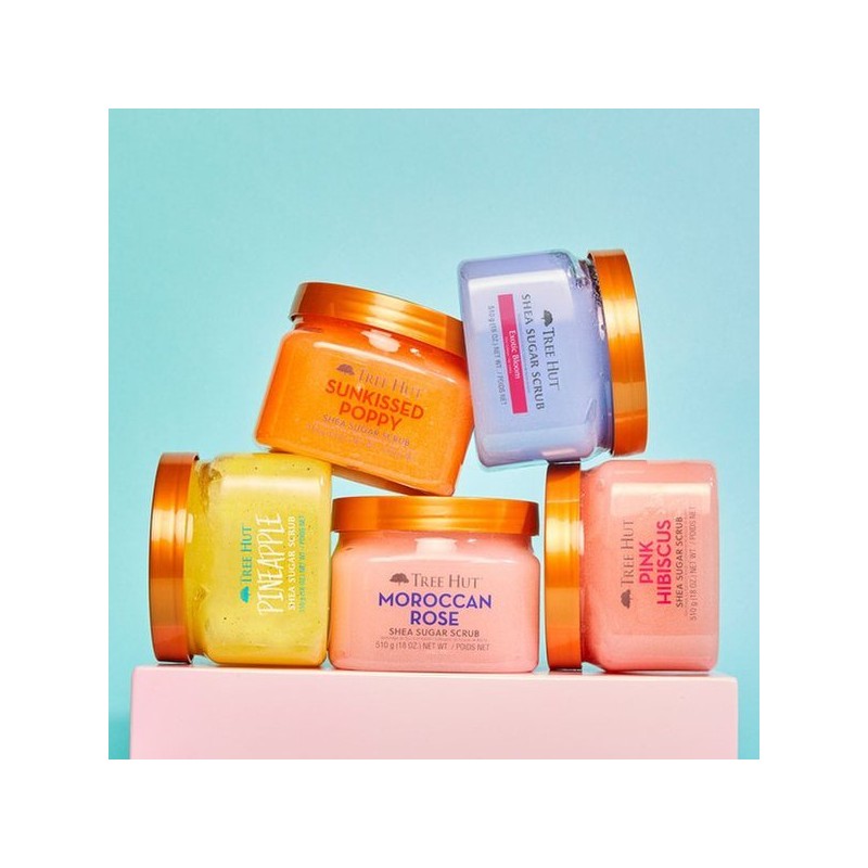 Shea Sugar Body Scrub 510g (1+1) (Musk/NEW) Blue Musk /