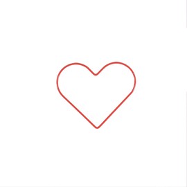 Vaessen Creative 11025-004 Metal Ring Diameter 15 cm x 3 mm Heart Red Wire Circle and Decorative Metal Wreath for Dried Flower Wreath, Macrame, Dream Catcher, Mobile Crafts and Wall Decoration, 15 cm