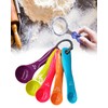 KGDUYC Measuring Spoon Set - 2 Pieces 5 Colour Measuring