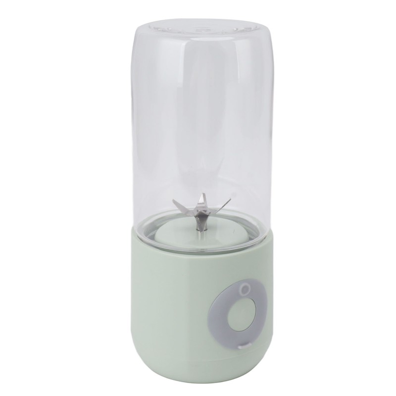 Electric USB Juicer Blender Green 6 Leaf Blades 1300mAh 500ml