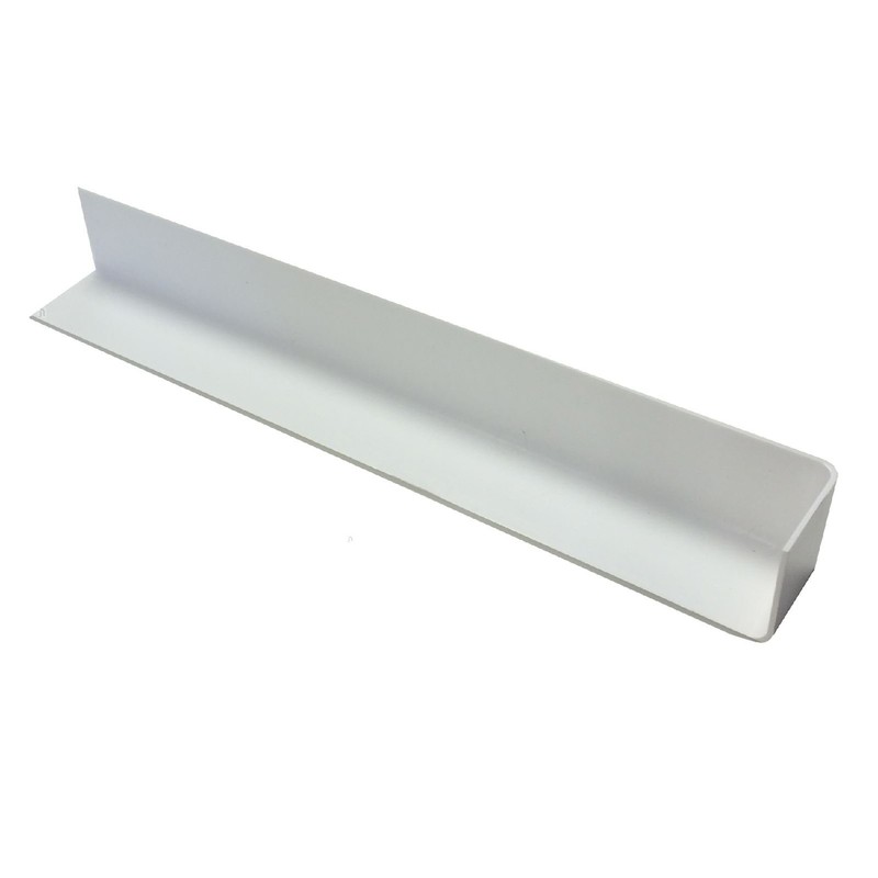 UPVC Plastic Fascia Board Corner Joint White 300mm Round Edge