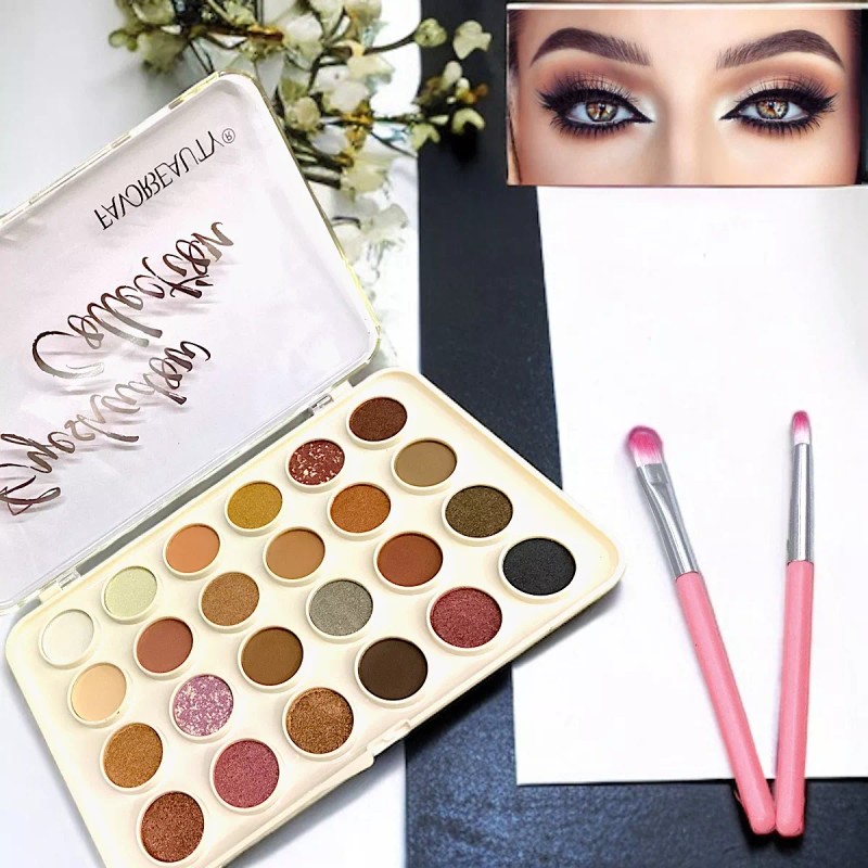 Favorbeauty Paleta De Sombras Y Rostro 24 Tonalidades Diferentes 2