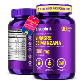 Suplemento De Vinagre De Manzana 1500 Mg 90 Cápsulas Sabor Sin sabor