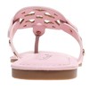 Pierre Dumas Women's Limit-20 Thong Flip Flop Sandal (Light Pink,