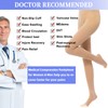 Medias de compresión médicas para mujeres y hombres, 20-30 mmHg,