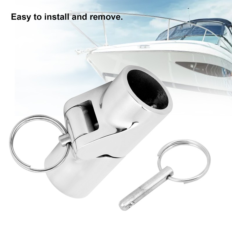 Marine Boat Pipe Connector Stainless Steel Folding Swivel Coupling Tube