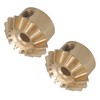 CNBTR 4Pcs Tapered Bevel Gear for Automotive Application 3mm Inner