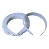 Art Cove 1 inch 25mm Wide White Plain Plastic Headbands