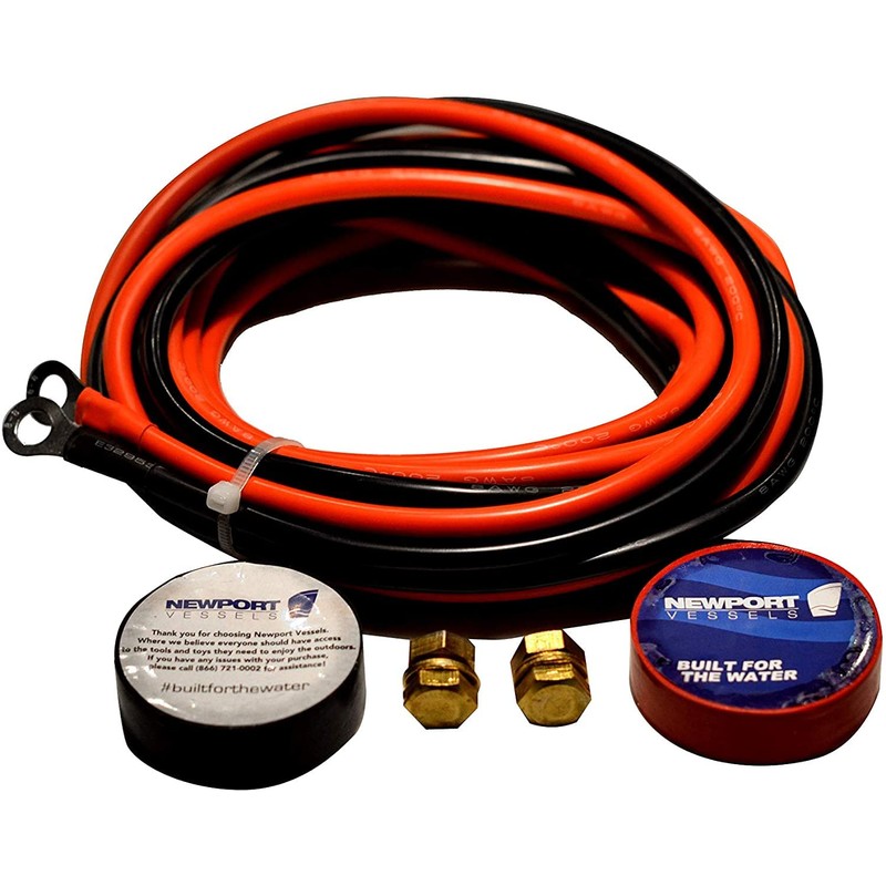 Newport 10ft Trolling Motor Battery Cable Extension Kit – 8AWG