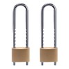 Fu Volante Solid Brass Outdoor Padlocks, 2 inch Wide Body,