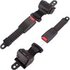 10L0L 4PCS Universal Retractable Front Rear Golf Cart Seat Belt