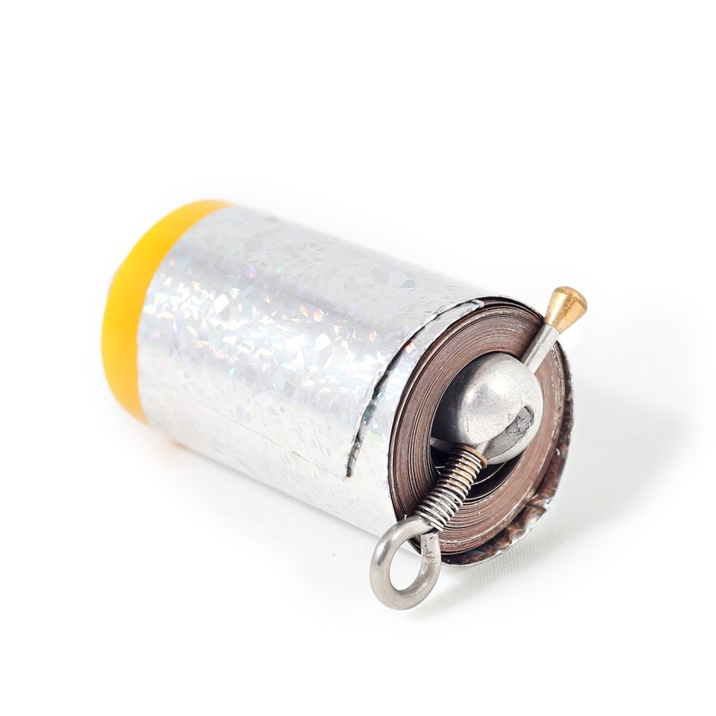 Yellow metal cane appearance