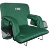 BRAWNTIDE Stadium Chair with Back Support - Comfy Cushion, Thick