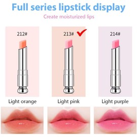 Bálsamo Labial que Cambia de Color, Labiales Mágicos que Cambian de Color Brillos Labiales teñido, labial hidratante impermeable de larga duración (B)