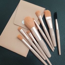 Travel Mini Makeup Brush Set of 8 Random Color 2ea