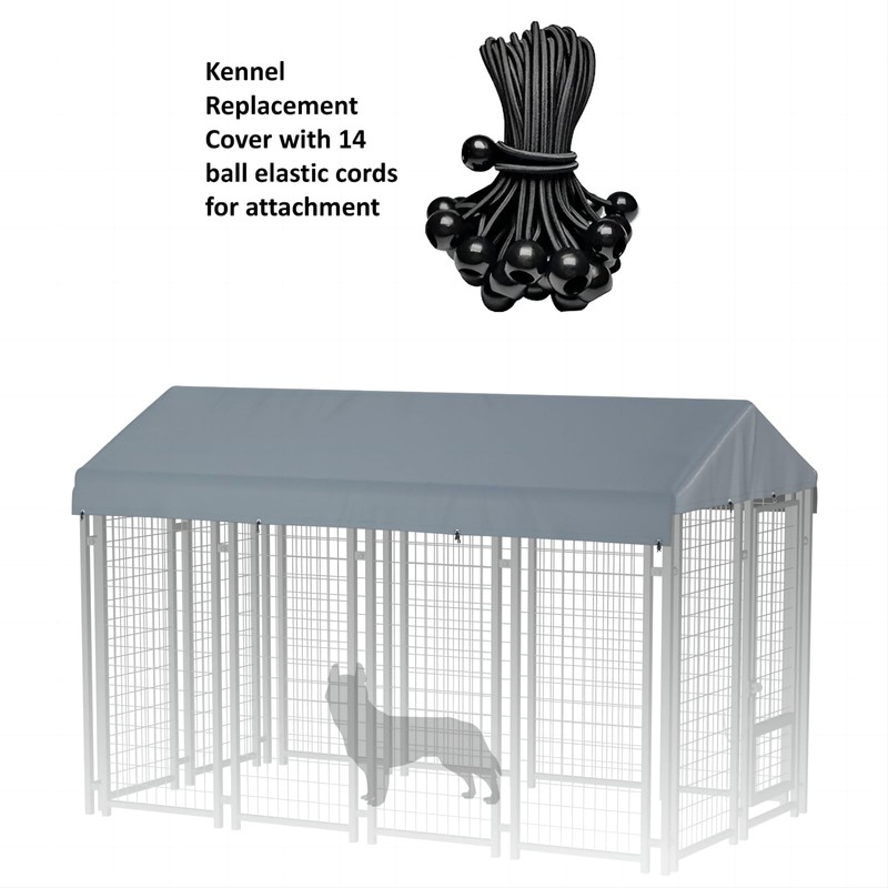MDHAO 8' x 4' Dog Kennel Cover 600D Heavy Duty