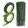 Artificial Flower Set, Ground Wire, 50 Pieces, Flora Tape, 2