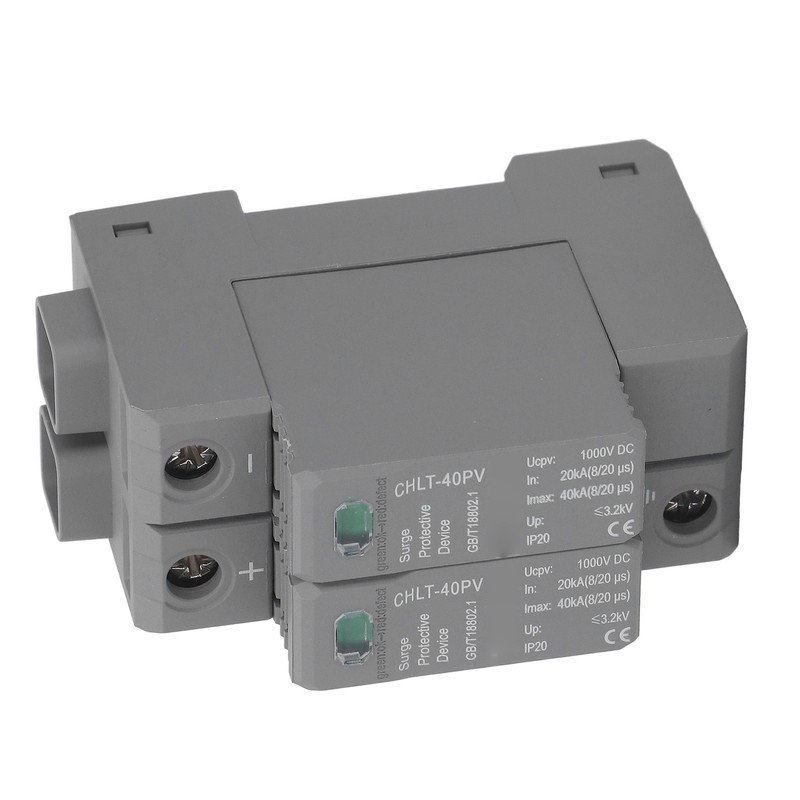 Surge Protective Device 2P Photovoltaic Voltage Protection Arrester Protector 20‑40KA