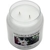 Village Candle Gardenia Large Glass Apothecary Jar Scented Candle, 21.25