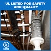 OHLECTRIC 4" Square Steel Work Box Extension Rings (4 Pack)|