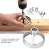 Straight Hole Drilling Positioner, Steel 16 Pcs Vertical Woodworking Tool