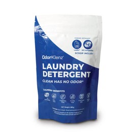 OdorKlenz Powder Laundry Detergent, Odor and Stain Removal for clothes, towels, linens, etc., Non-toxic, Hypoallergenic, Unscented, Safe and Gentle on clothes and skin