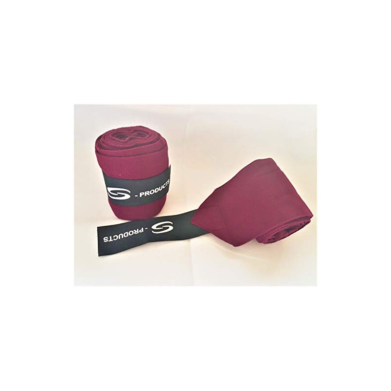 S-Products 4 HORSE BANDAGED EXERCISE DRESSAGE SCHOOLING FLATWORK VET STABLE