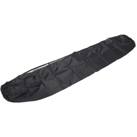 Retractable Awning Fabric Cover Water Dust Proof Guard Patio Balcony (Black)